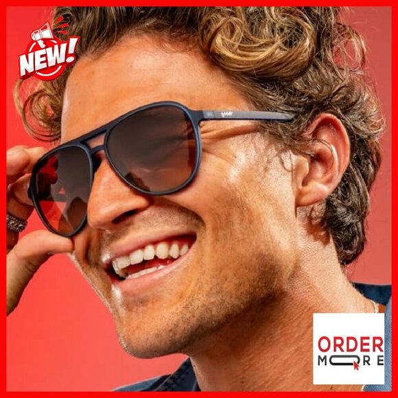 Large Aviator Polarized Sunglasses No Slip No Bounce UV400 main image 6